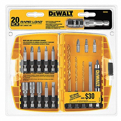 Rapid Load Holder and Bit Set 20 Pieces