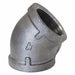 45 Elbow Malleable Iron 1 in NPT