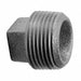 Square Head Plug Steel 3 1/2 in NPT