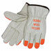 Leather Gloves Beige XS PR