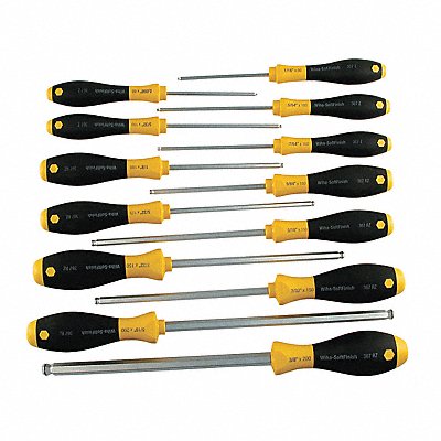 13 Pc Magicring Inch Screwdriver Set .