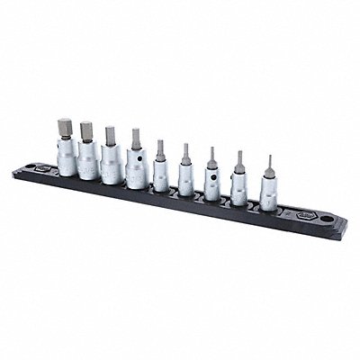 9 Piece Hex Bit Metric