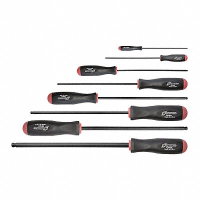 Set 8 Ball End Screwdrivers- Long