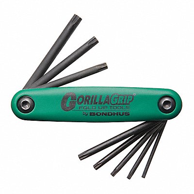 Set 8 Tip Gorillagrip Fold-Up Tools