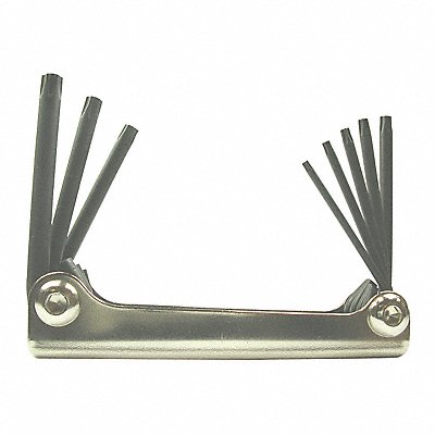 Set 8 Star Metal Handle Fold-Up Tools