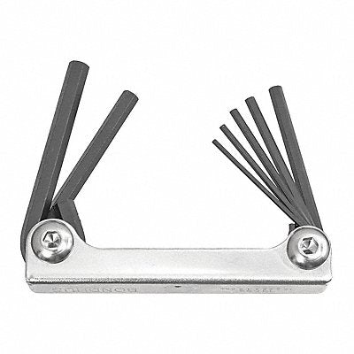 Set 7 Hex Metal Handle Fold-Up Tools