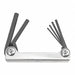 Set 6 Hex Metal Handle Fold-Up Tools