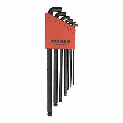 Set 7 Stubby Ball End L-Wrenches