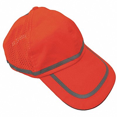 Baseball Cap Polyester Hi-Vis Orange