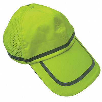 Baseball Cap Polyester Hi-Vis Lime