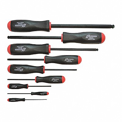 Set 9 Prohold Ball End Screwdrivers