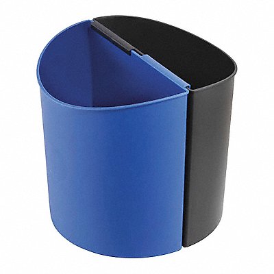 Desk Recycling Container B BL 6 gal.