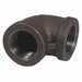 Elbow 90Deg 1x1 FNPT Black Pipe