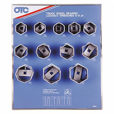 Bearing Locknut Socket Display