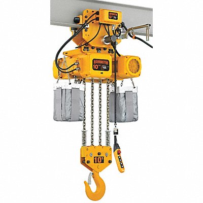 Elec. Chain Hoist w/Trolley 20 000 lb.