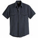 FR Short Sleeve Shirt Black 48 in Snaps