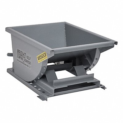 Self Dumping Hopper Medium Duty Gray