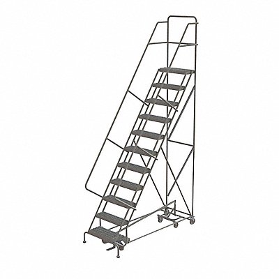 Rolling Ladder 11 Step Steel Perforated