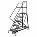 Rolling Ladder 5 Step Steel Perforated