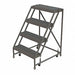 Rolling Ladder 4 Step Steel Serrated