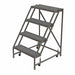 Rolling Ladder 4 Step Steel Perforated