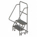 Rolling Ladder 2 Step Steel Serrated