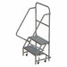 Rolling Ladder 2 Step Steel Perforated