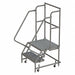 Rolling Ladder 2 Step Steel Perforated