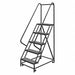 Rolling Ladder 5 Step Steel Perforated