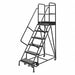 Rolling Ladder 6 Step Steel Perforated