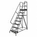 Rolling Ladder 8 Step Steel Perforated