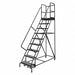 Rolling Ladder 9 Step Steel Perforated