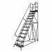 Rolling Ladder 12 Step Steel Serrated