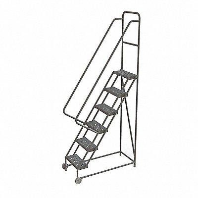 Tilt and Roll Ladder 6 Step Perforated