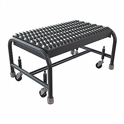 Mobile Step Stand Aluminum Serrated 24in