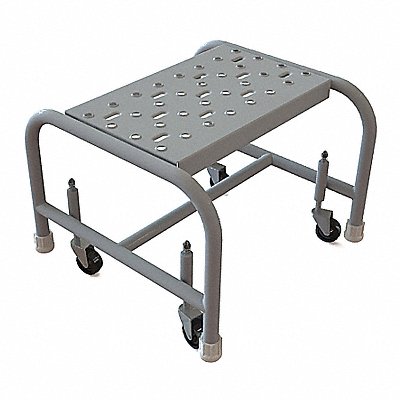 Mobile Step Stand Steel Perforated 16inW