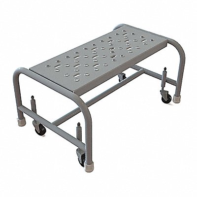 Mobile Step Stand Steel Serrated 24inW