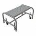 Mobile Step Stand Steel Perforated 24inW