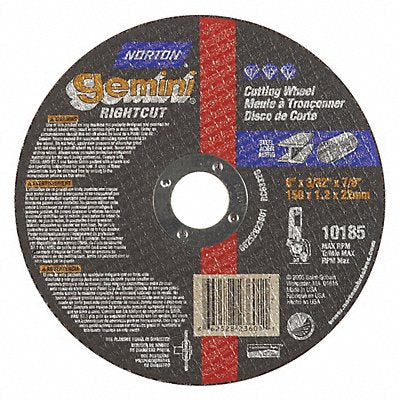 CutOff Whl Gemini 6x3/32x7/8 10185rpm