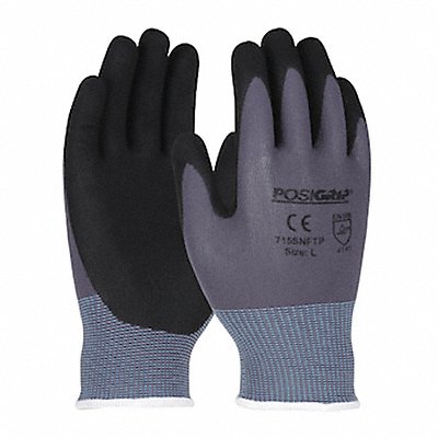 Coated Gloves Foam Nitrile Palm PK12