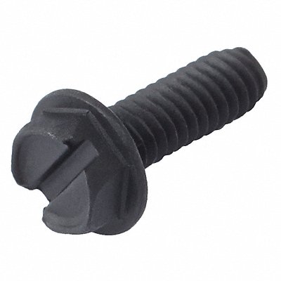 Hexwasher Screw 8-28 x 3/8 In Oxide