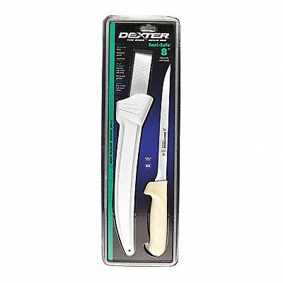 Narrow Fillet Knife W/Sheath 8 In