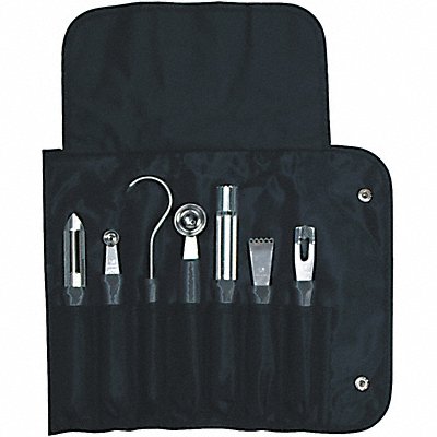 Garnishing Tools W/Bag 7 Pc