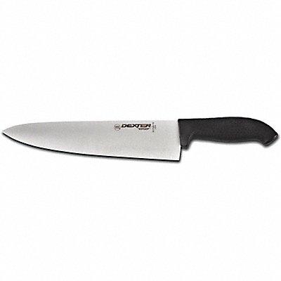 Cooks Knife 10 in Blade Black Handle