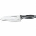 Chefs Knife 7 in Blade Black/Gray Handle