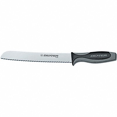 Bread Knife 8 in Blade Black/Gray Handle