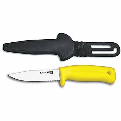 Net Knife 4 in Blade Yellow Handle