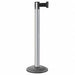 Barrier Post Steel Gray