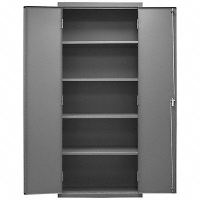 Storage Cabinet 84 x36 x18 Gray 4Shlv