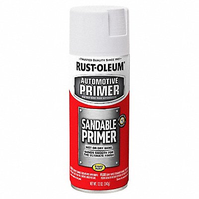 Sandable Primer White Solvent Base 12 oz